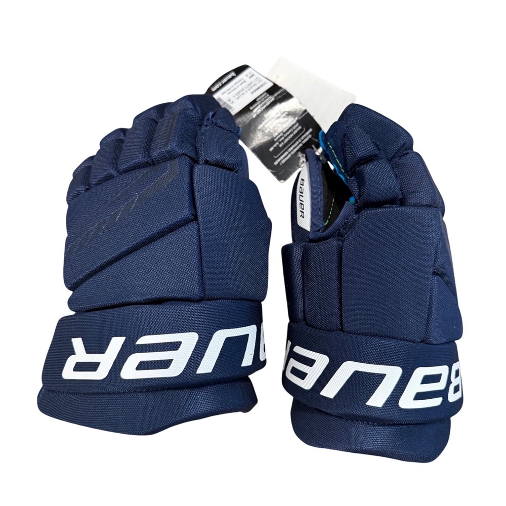 Bauer S21 X Junior Hockey Gloves Navy Blue 11 Inch 28cm 1058654 NEW